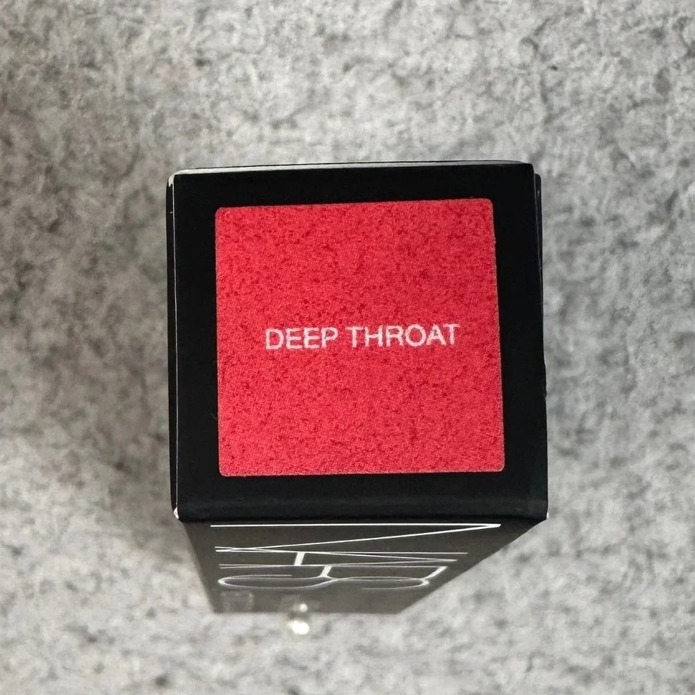 NARS Afterglow Lip Balm Deep Throat 0.1oz Pink Gold Shimmer Sheer Shine NWT